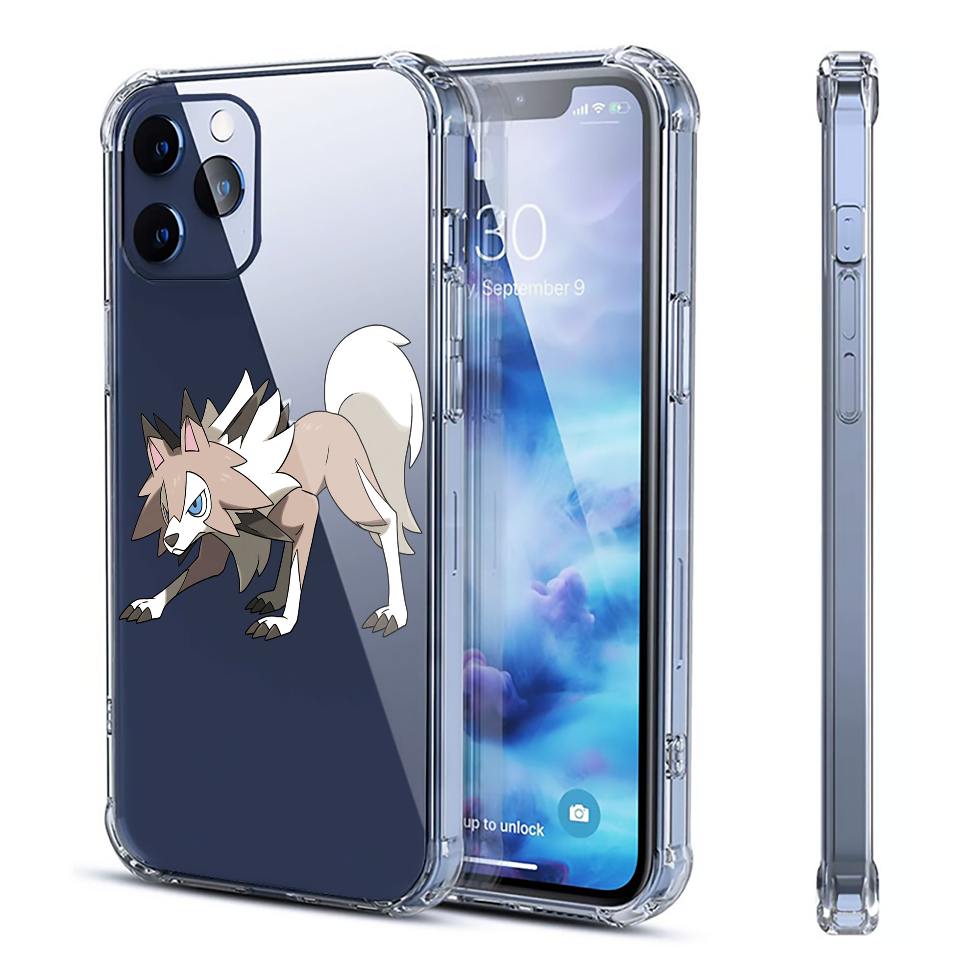 （画像用） ポケットモンスター Pokémon 【iPhone 12シリーズ対応】透明スマホケース（クリアソフトケース）